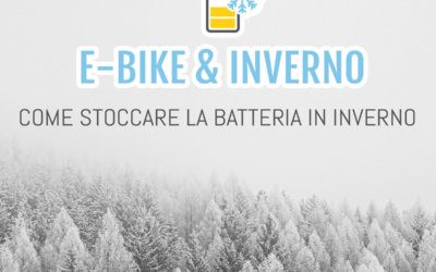 Come stoccare la batteria della propria E-Bike nel periodo invernale